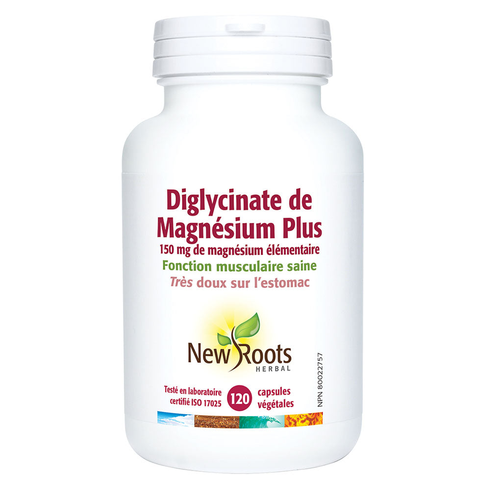 magnésium bisglycinate plus New Roots - La Boite à Grains