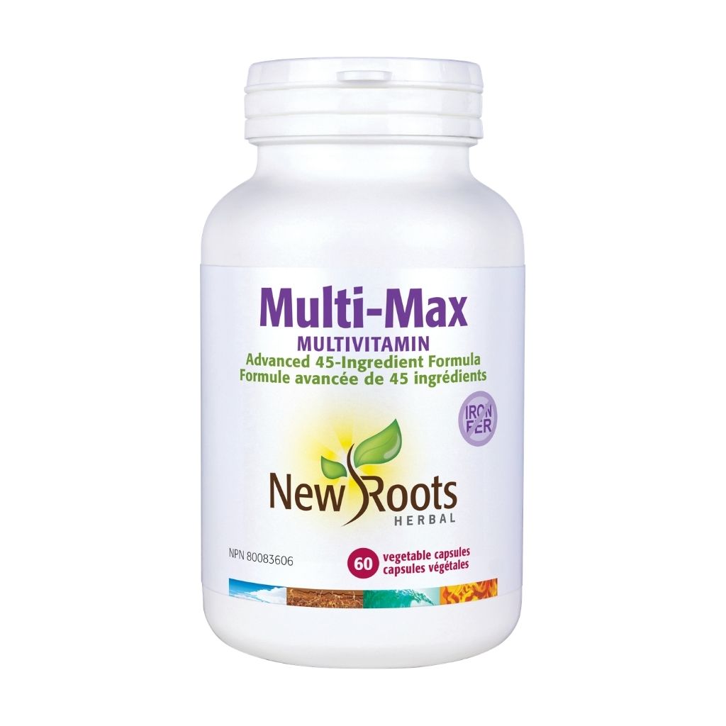 Multi Max multivitamins New Roots Herbal - La Boite à Grains