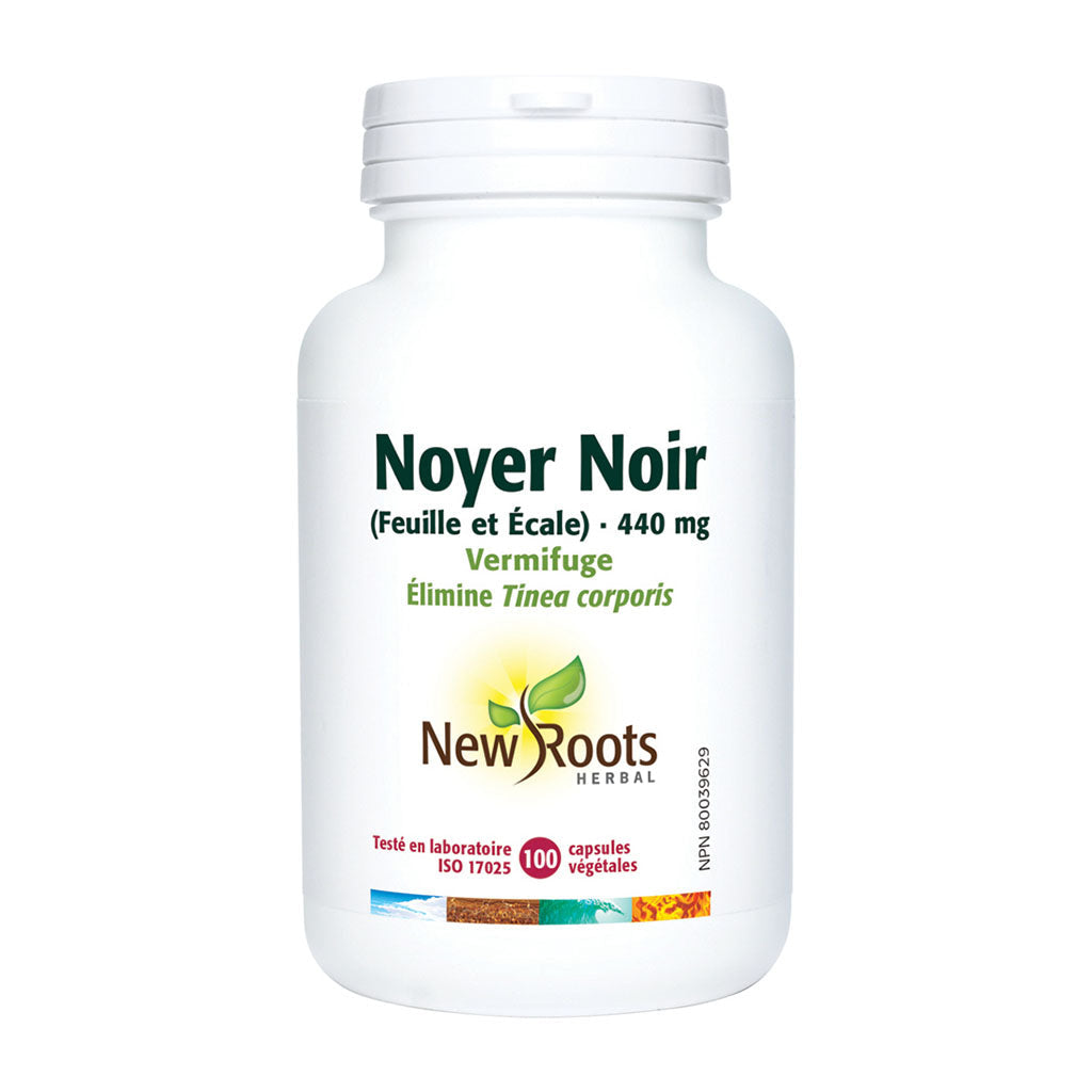 noyer noir feuille et écale 440 mg 100 capsules végétales