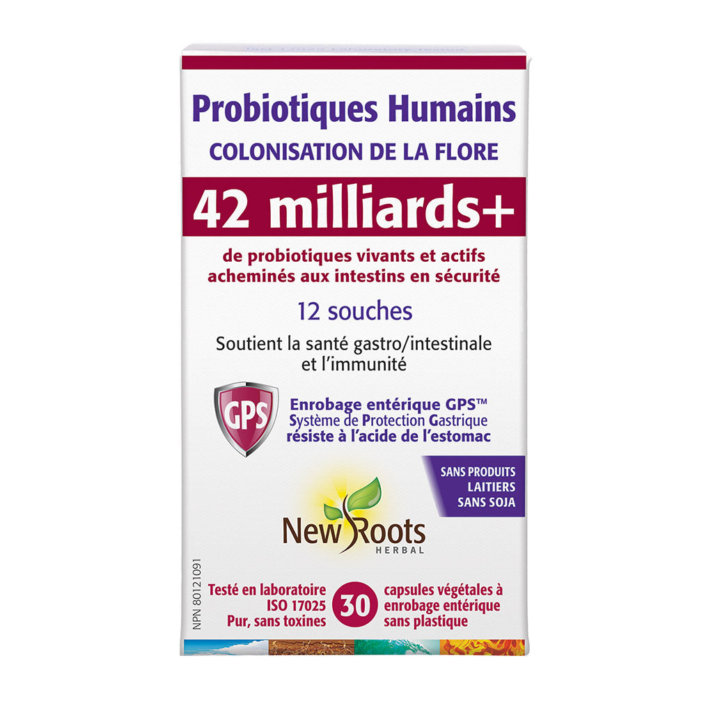 probiotiques humains New Roots - La Boite à Grains