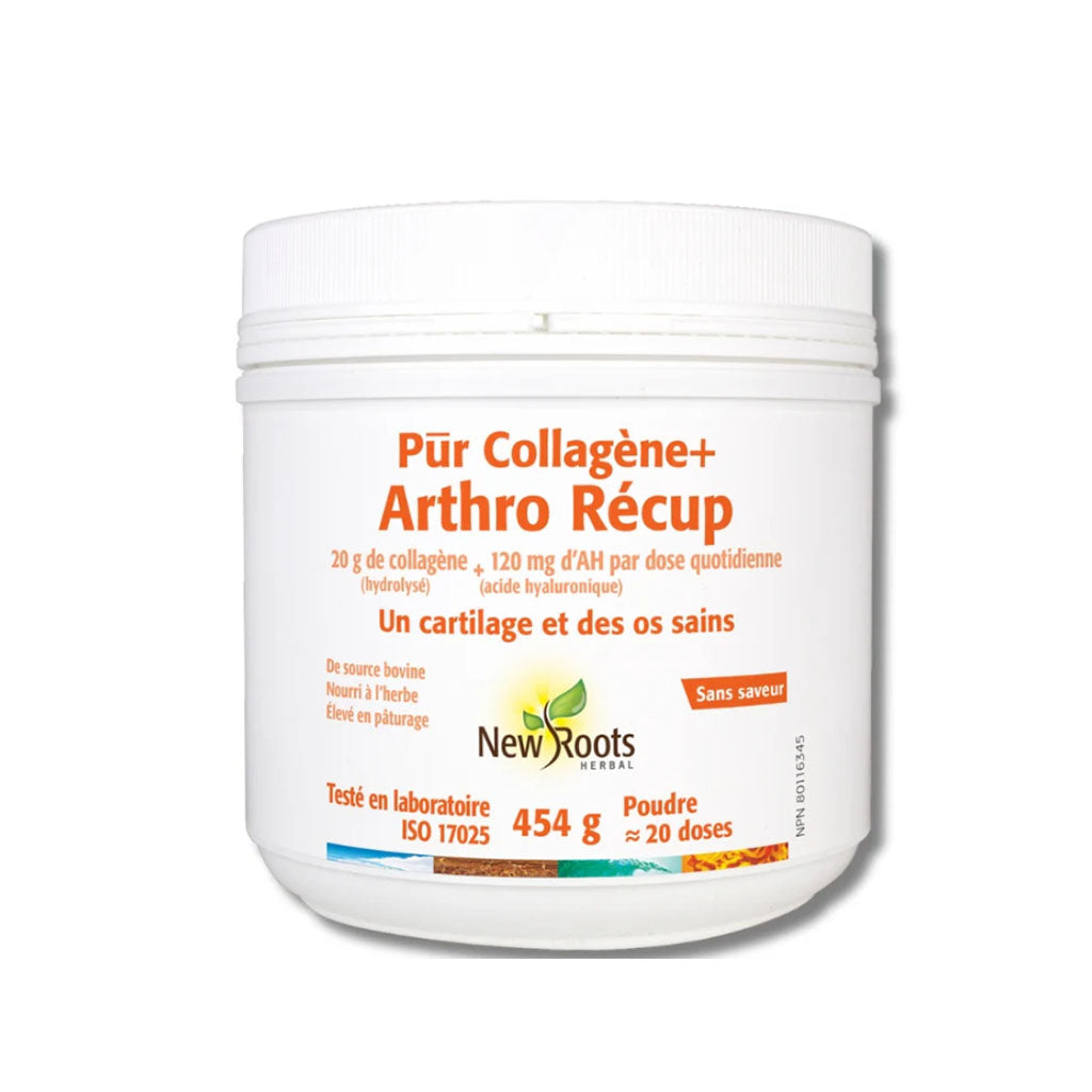 new roots herbal pur collagène+ arthro récup sans saveur 454 g La Boite à Grains