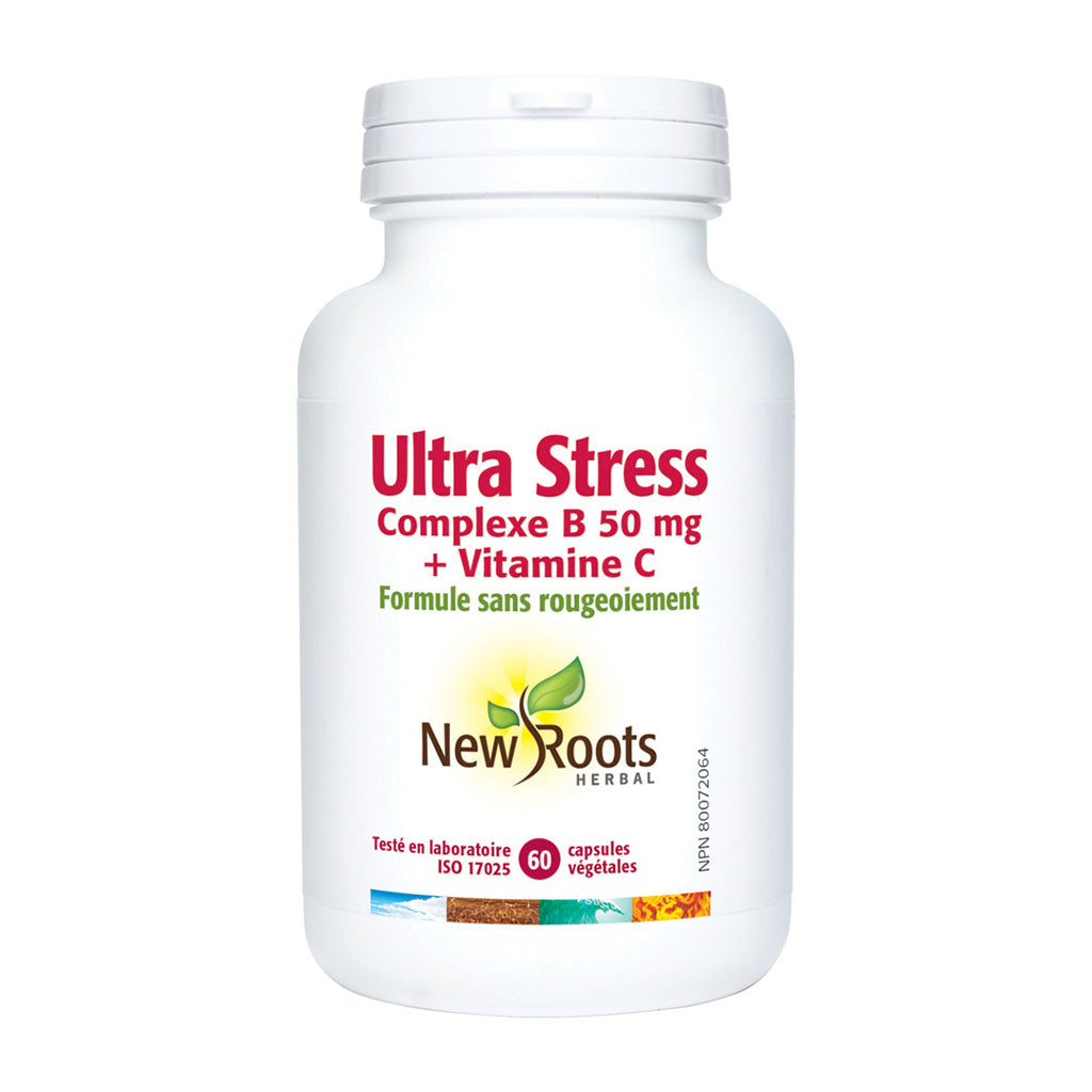 new roots herbal ultra stressb 50 mg vitamine c 60 capsules végétales