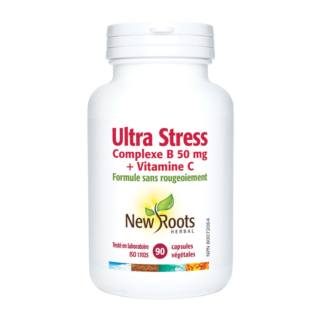 new roots herbal ultra stressb 50 mg vitamine c 90 capsules végétales