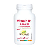 Vitamin D3 2500 IU extra strength New Roots - La Boite à Grains