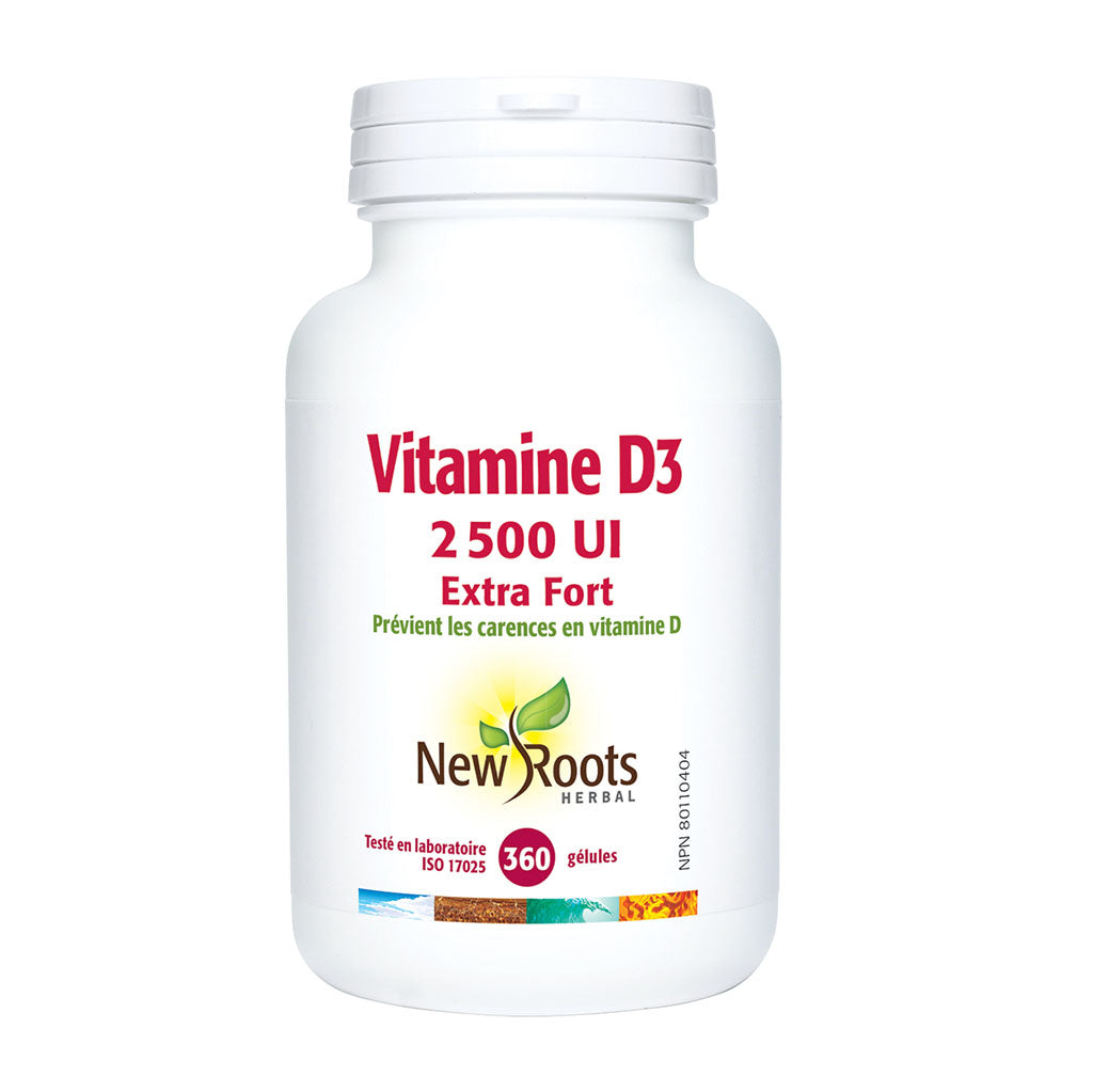 vitamine d3 extra fort New Roots Herbal - La Boite à Grains