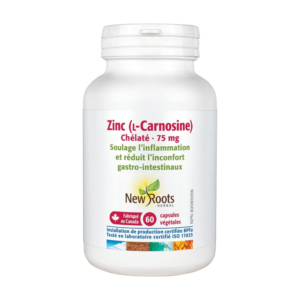 zinc l-carnosine New Roots Herbal - La Boite à Grains