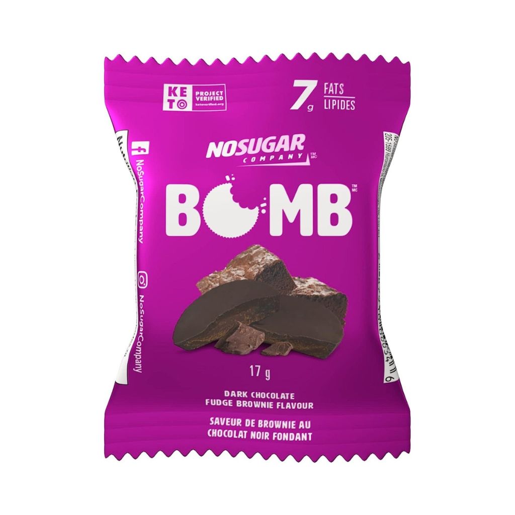 Keto Bomb brownie au chocolat noir fondant No Sugar Company - La Boite à Grains