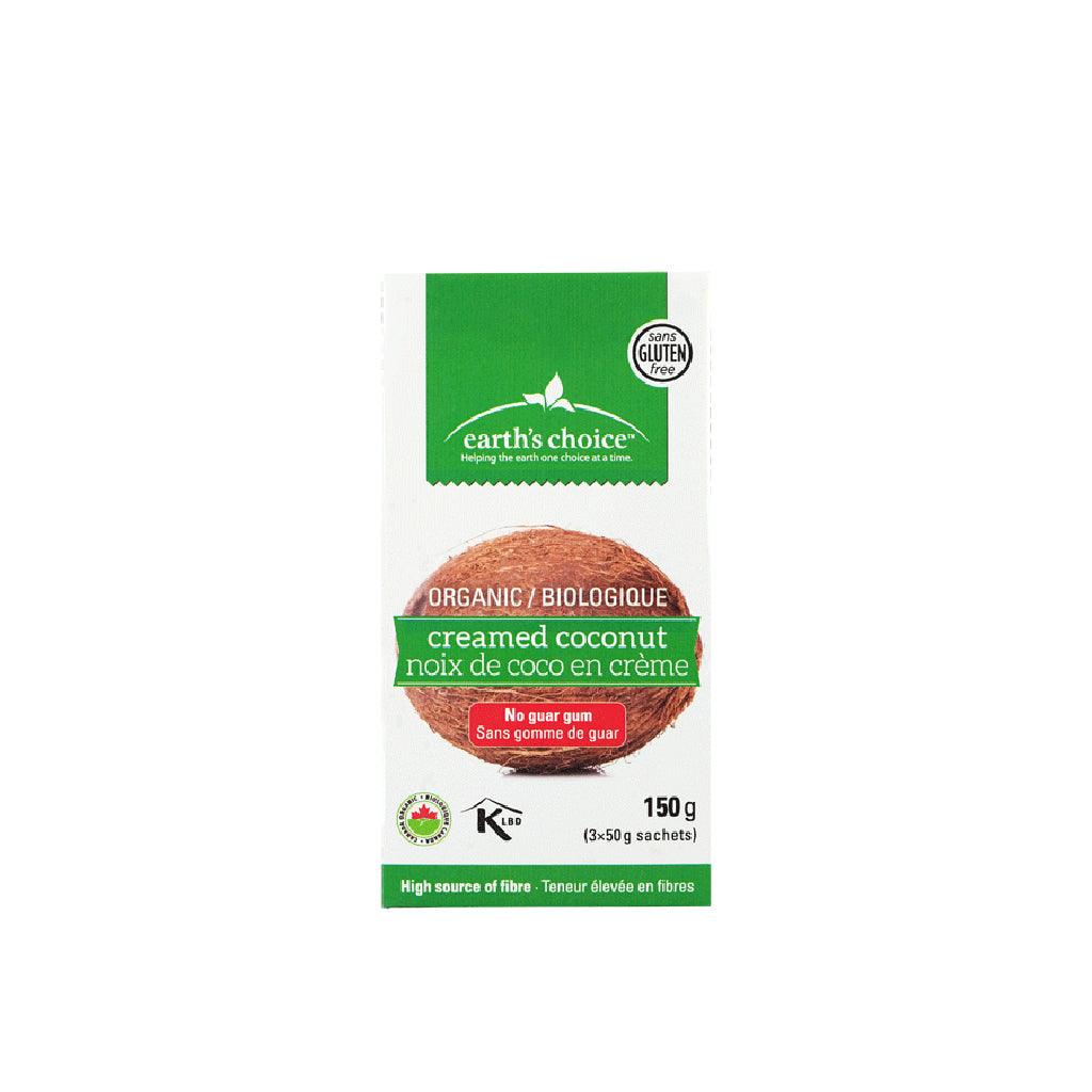 Noix de Coco en Crème Bio Sans Gomme de Guar Earth's Choice - La Boite à Grains