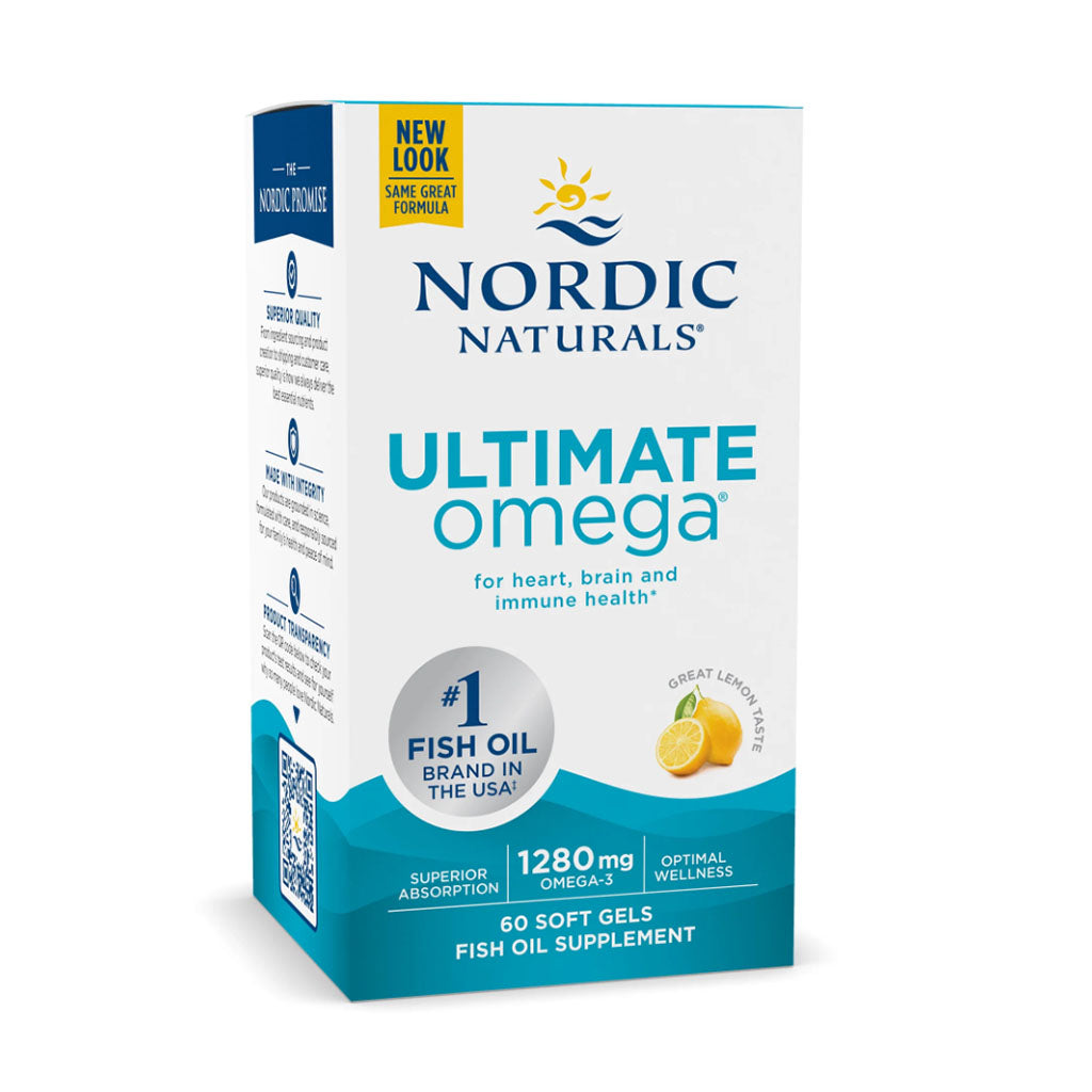 nordic naturals ultimate omega saveur de citron 60 gélules