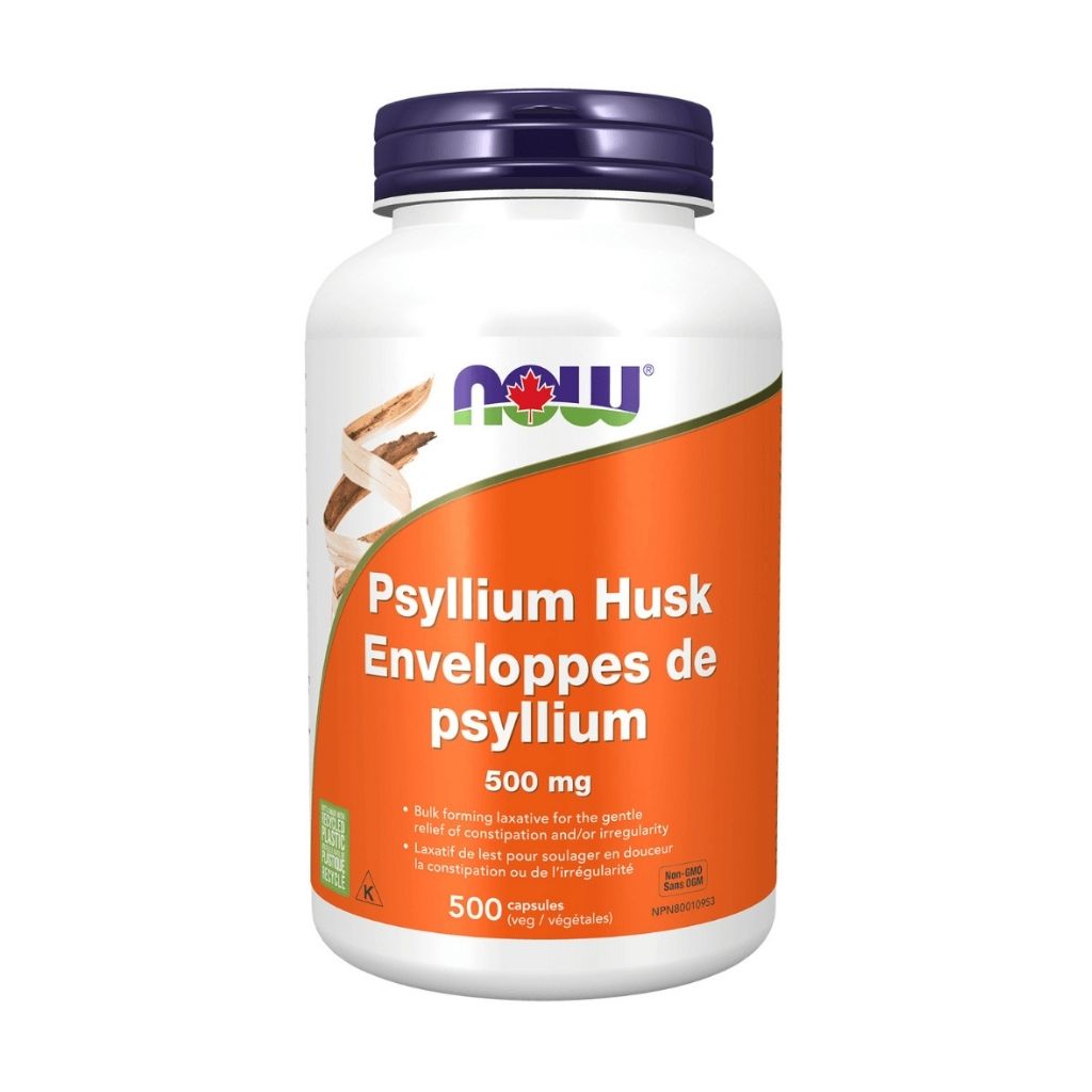 enveloppes de psyllium Now - La Boite à Grains