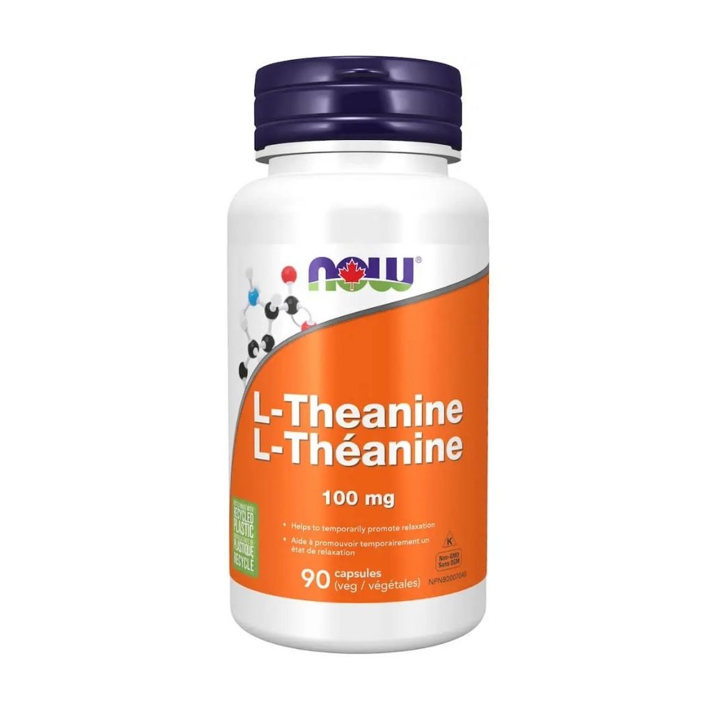l-théanine 100 mg Now - La Boite à Grains