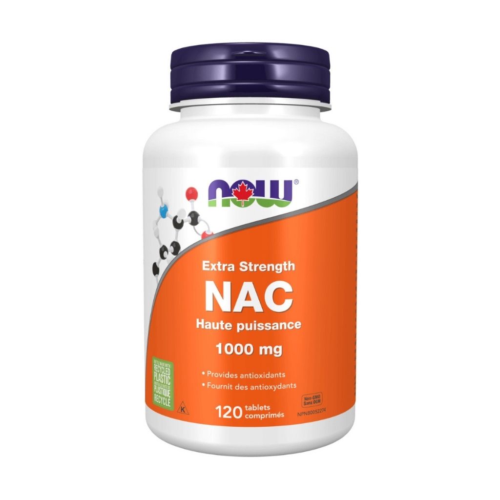 NAC haute puissance 1000 mg Now - La Boite à Grains
