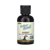 now food liquid sweetener better stevia coconut 60 ml