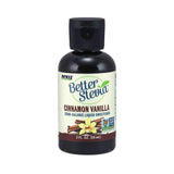 now food liquid sweetener better stevia vanilla cinnamon 60 ml