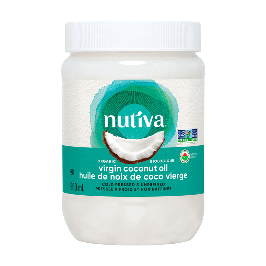 huile de noix de coco vierge biologique Nutiva - La Boite à Grains