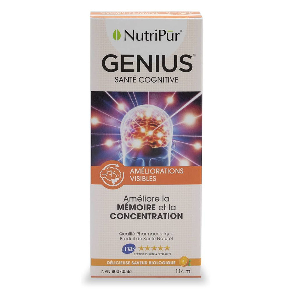 NutriPur Genius santé cognitive adultes 114 ml - La Boite à Grains