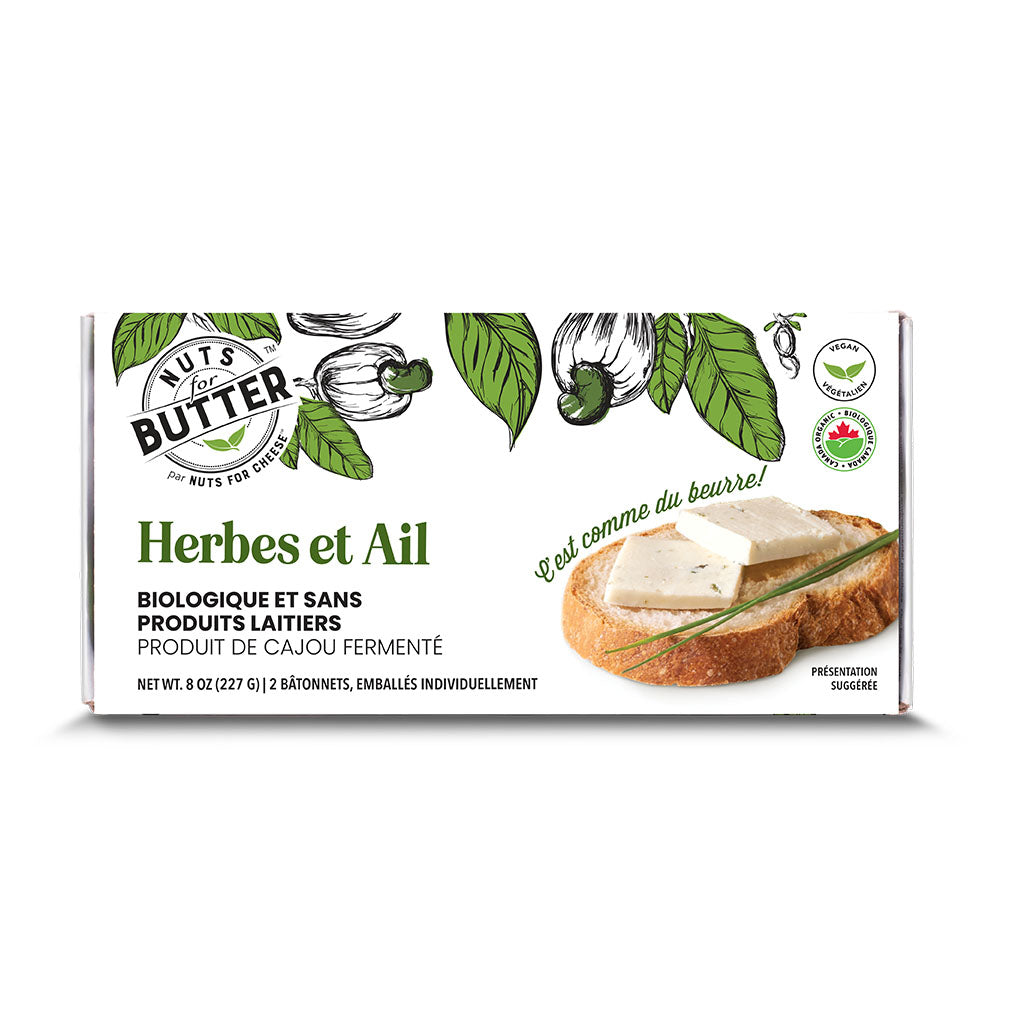 nuts for cheese nuts for butter herbes et ail biologique 227 g