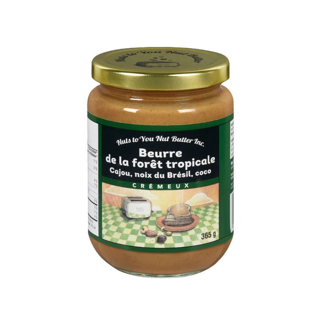 beurre de la forêt tropicale Nuts to You - La Boite à Grains