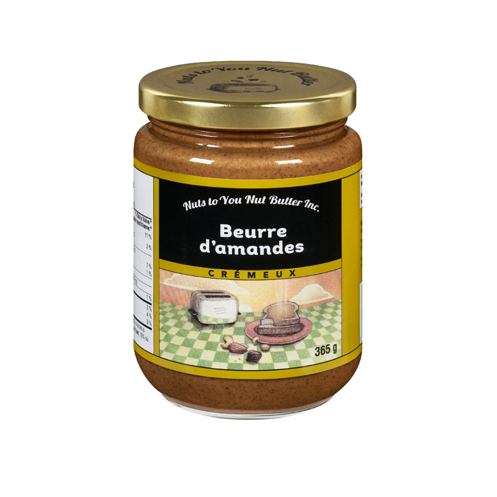 nuts to you beurre d'amandes crémeux 365 g