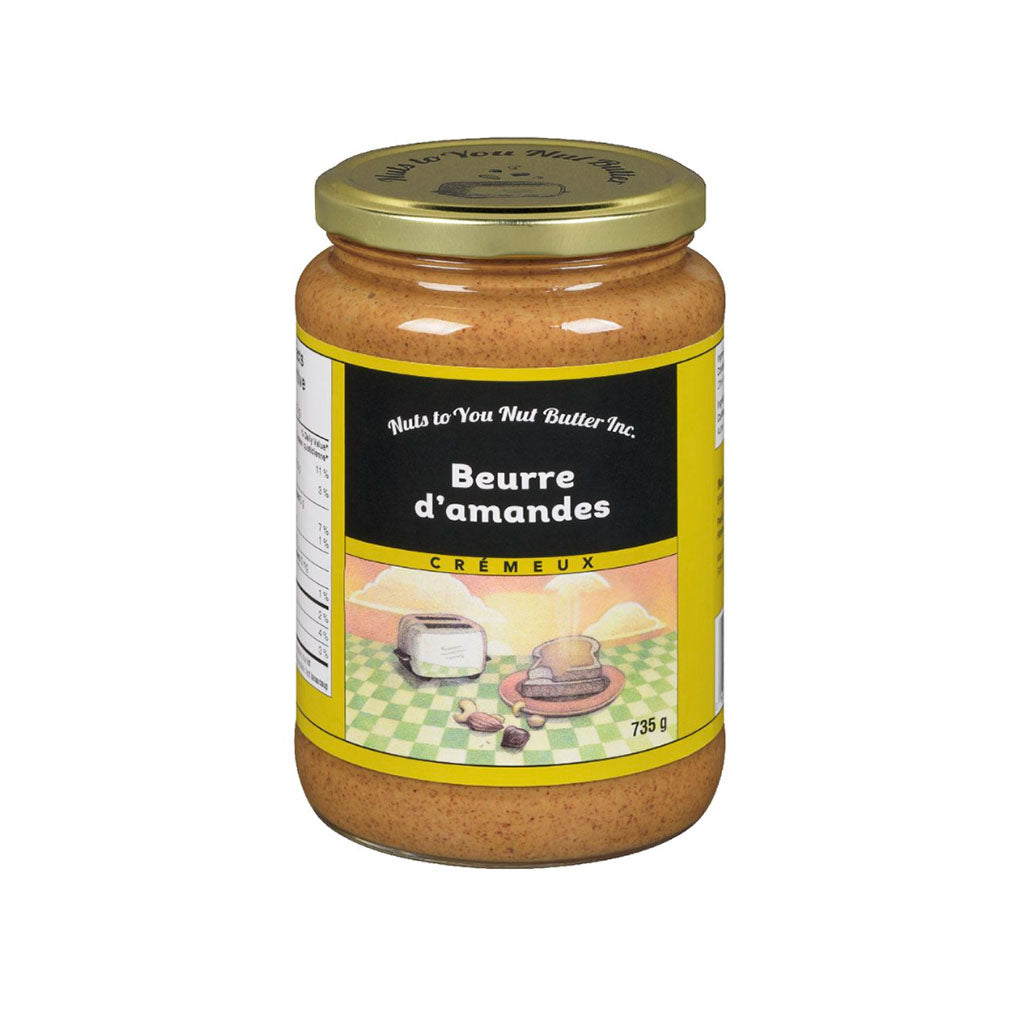 nuts to you beurre d'amandes crémeux 735 g