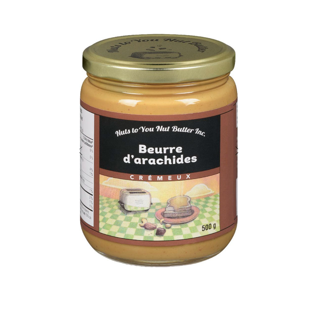 nuts to you beurre d'arachides crémeux 500 g