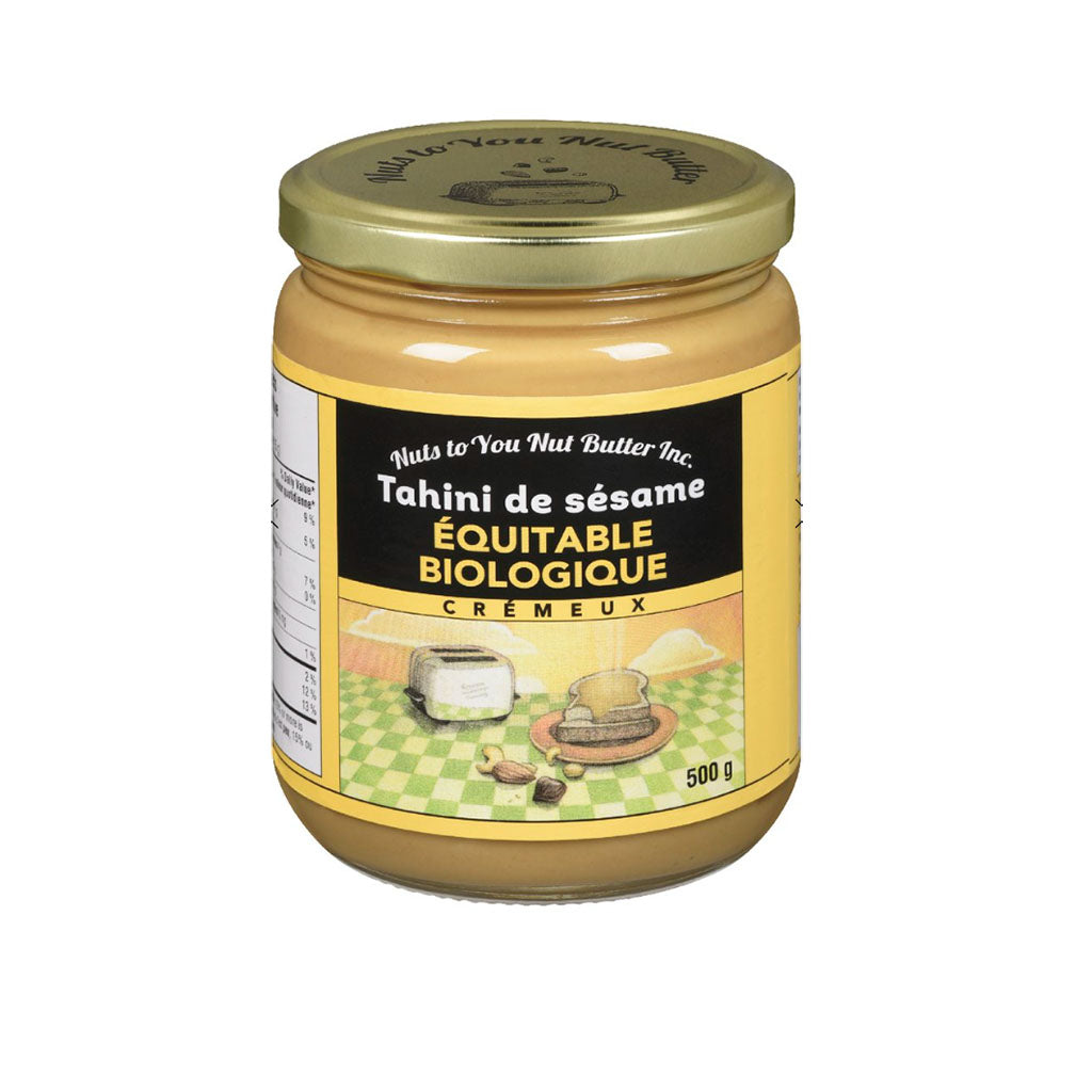 nuts to you nut butter tahini de sésame biologique équitable crémeux 500 g