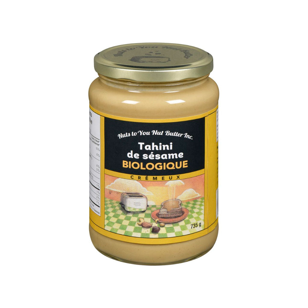 nuts to you nut butter tahini de sésame biologique équitable crémeux 735 g