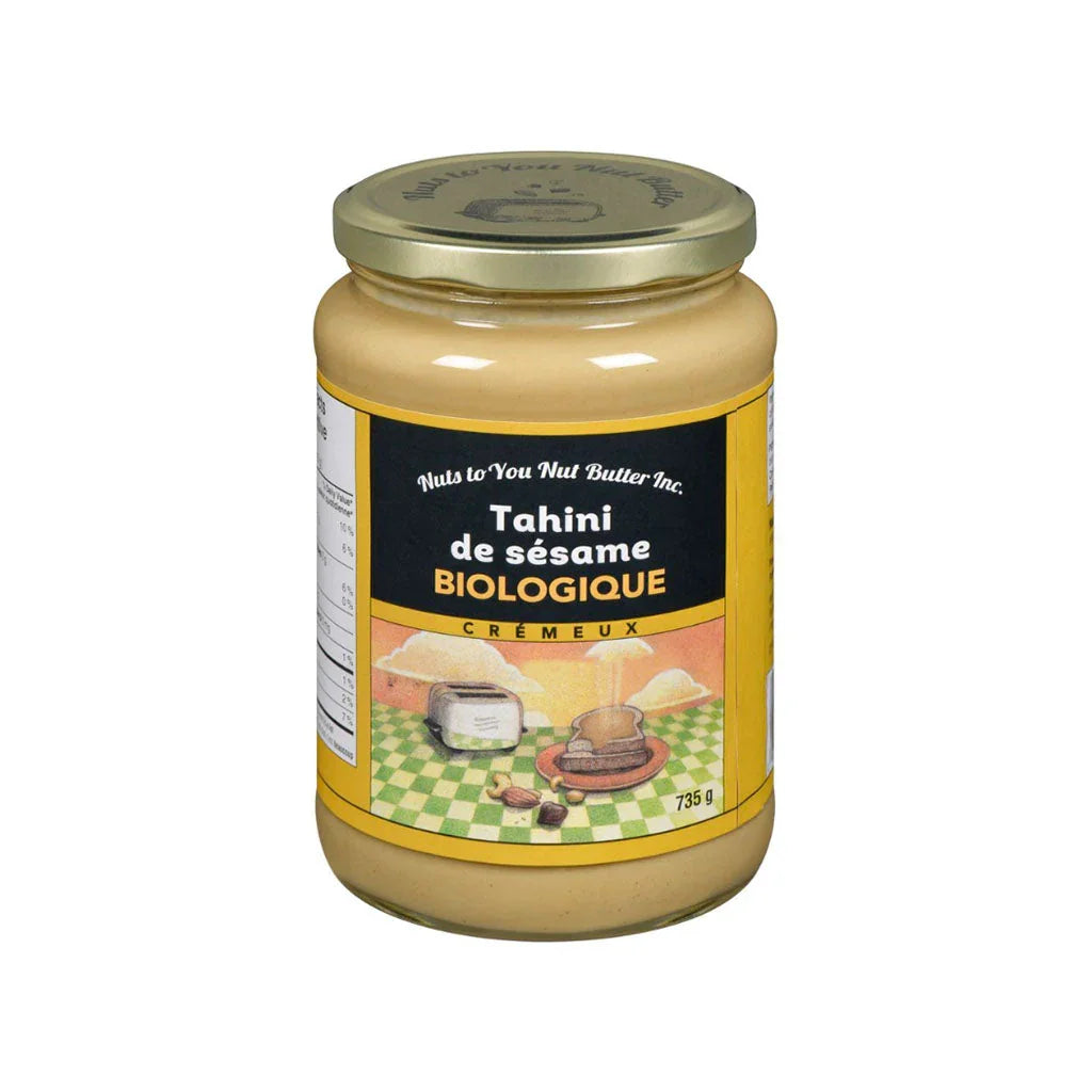 nuts to you nut butter creamy fair trade organic sesame tahini 735 g