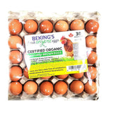 Beking's Organic Medium Brown Eggs - La Boite à Grains