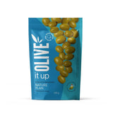 olives vertes dénoyautées Olive It Up - La Boite à Grains