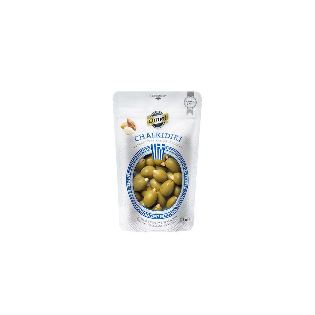 Olives Grecques Chalkidiki Farcies aux Amandes Dumet - La Boite à Grains