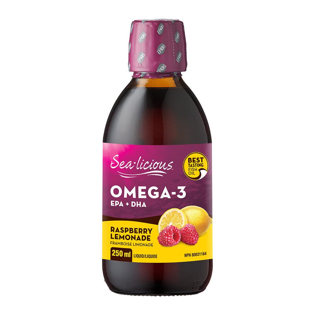 Oméga-3 AEP + ADH Framboise Limonade Sea-licious - La Boite à Grains