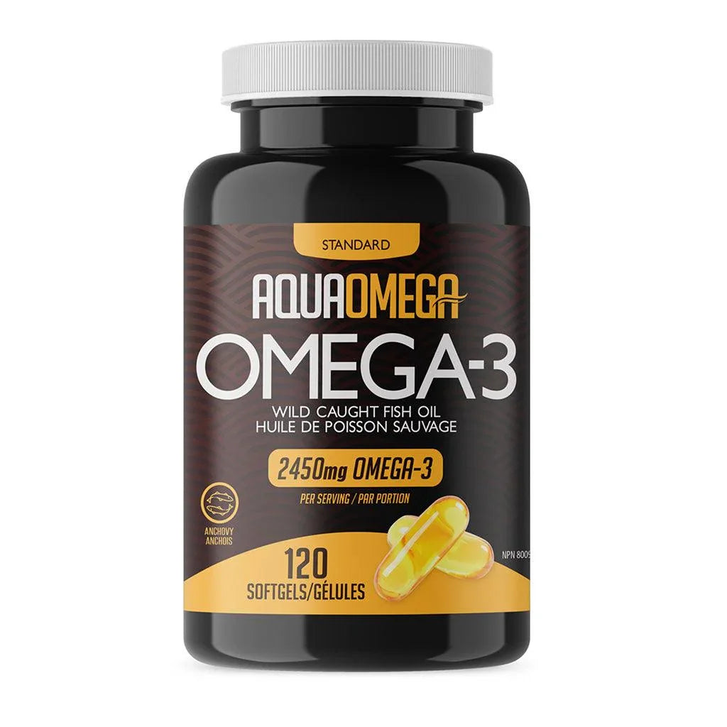 AquaOmega Omega-3 Wild Fish Oil - La Boite à Grains