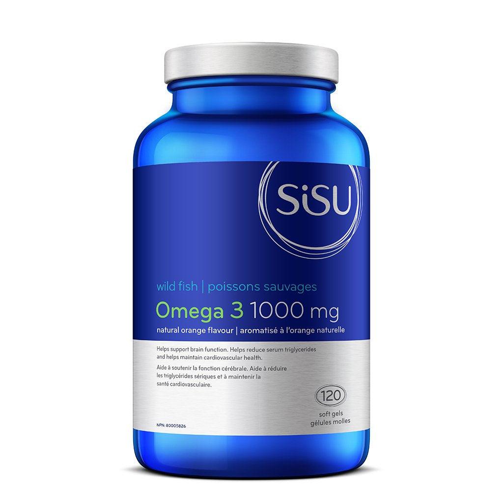 Oméga 3 (saveur d’orange) 1000 mg Sisu - La Boite à Grains