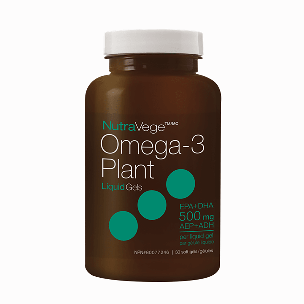 Omega-3 Végé Gélules 500 mg NutraVege - La Boite à Grains