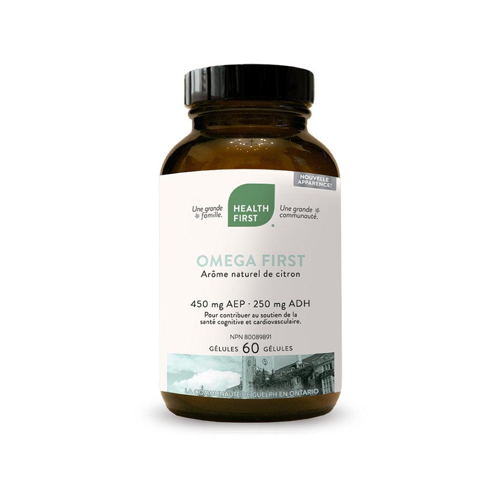 Omega First Arôme Naturel de Citron Health First - La Boite à Grains