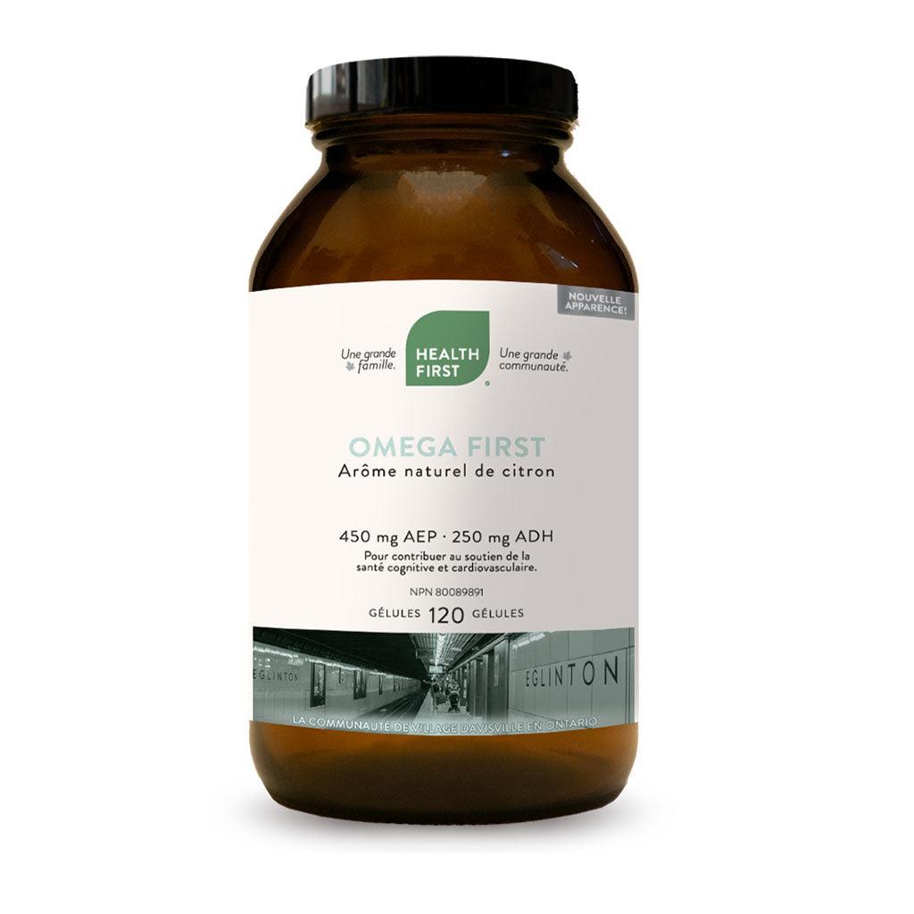 Omega First Arôme Naturel de Citron Health First - La Boite à Grains
