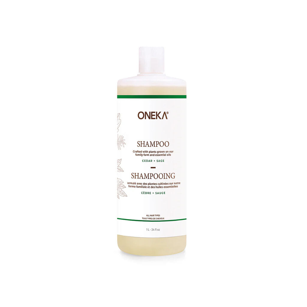 shampoing cèdre sauge Oneka - La Boite à Grains