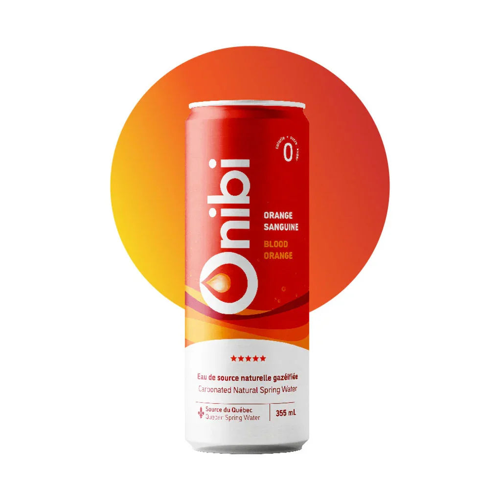 Onibi blood orange carbonated spring water - La Boite à Grains