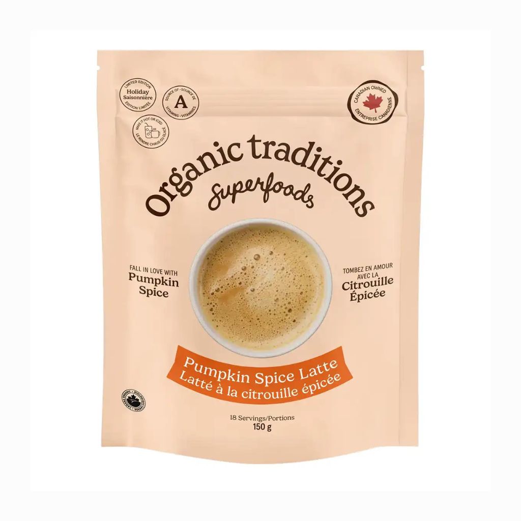 Organic Traditions Organic Spiced Pumpkin Latte - La Boite à Grains