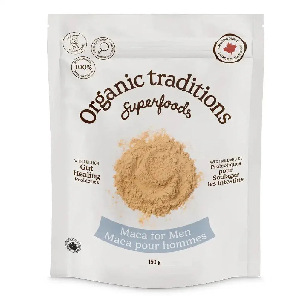 maca pour hommes biologique Organic Traditions - La Boite à Grains