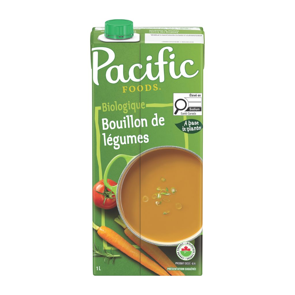 bouillon de légumes biologique Pacific Foods - La Boite à Grains