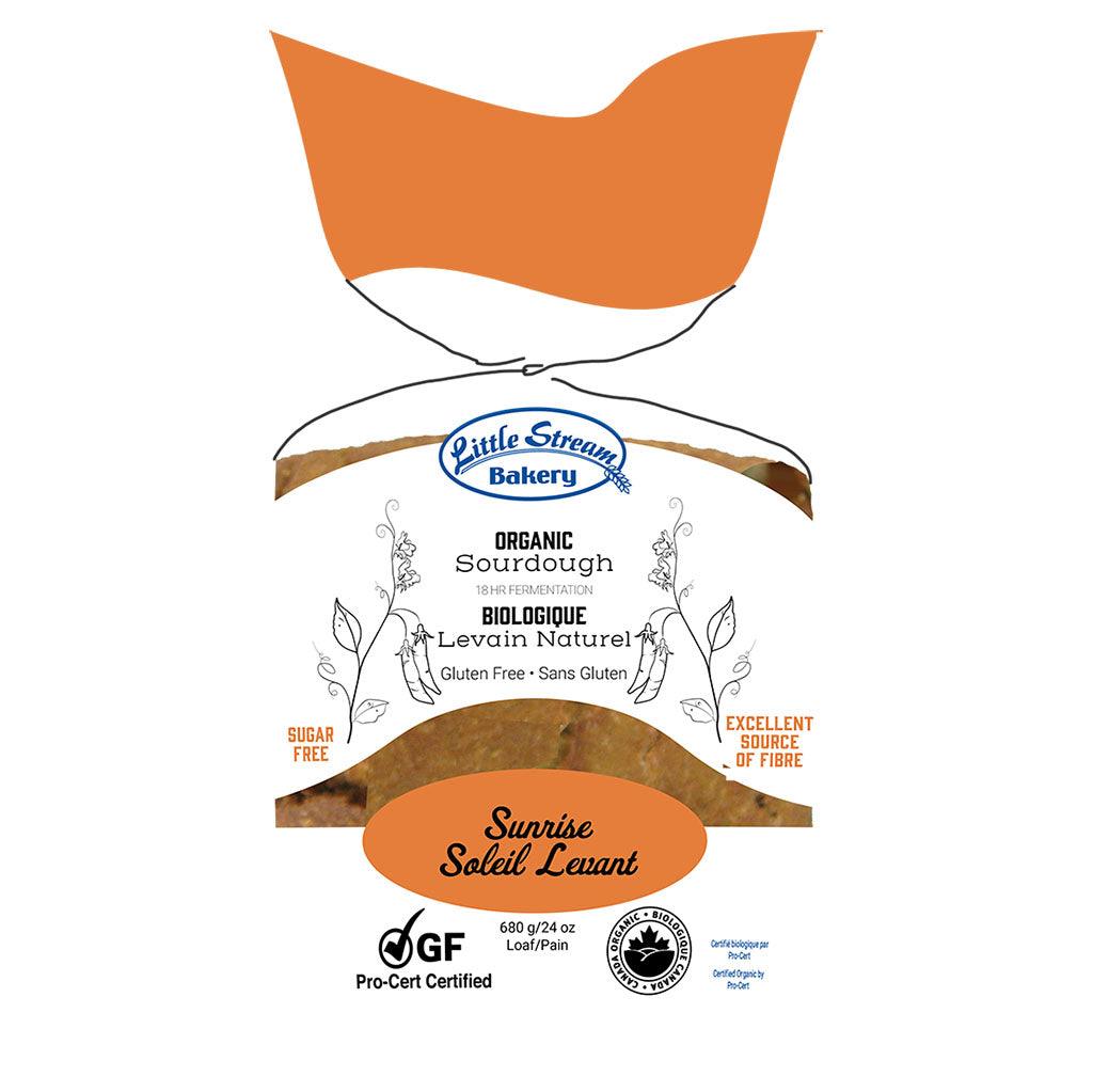 Pain au Levain Biologique Naturel Soleil Levant Sans Gluten Little Stream Bakery - La Boite à Grains