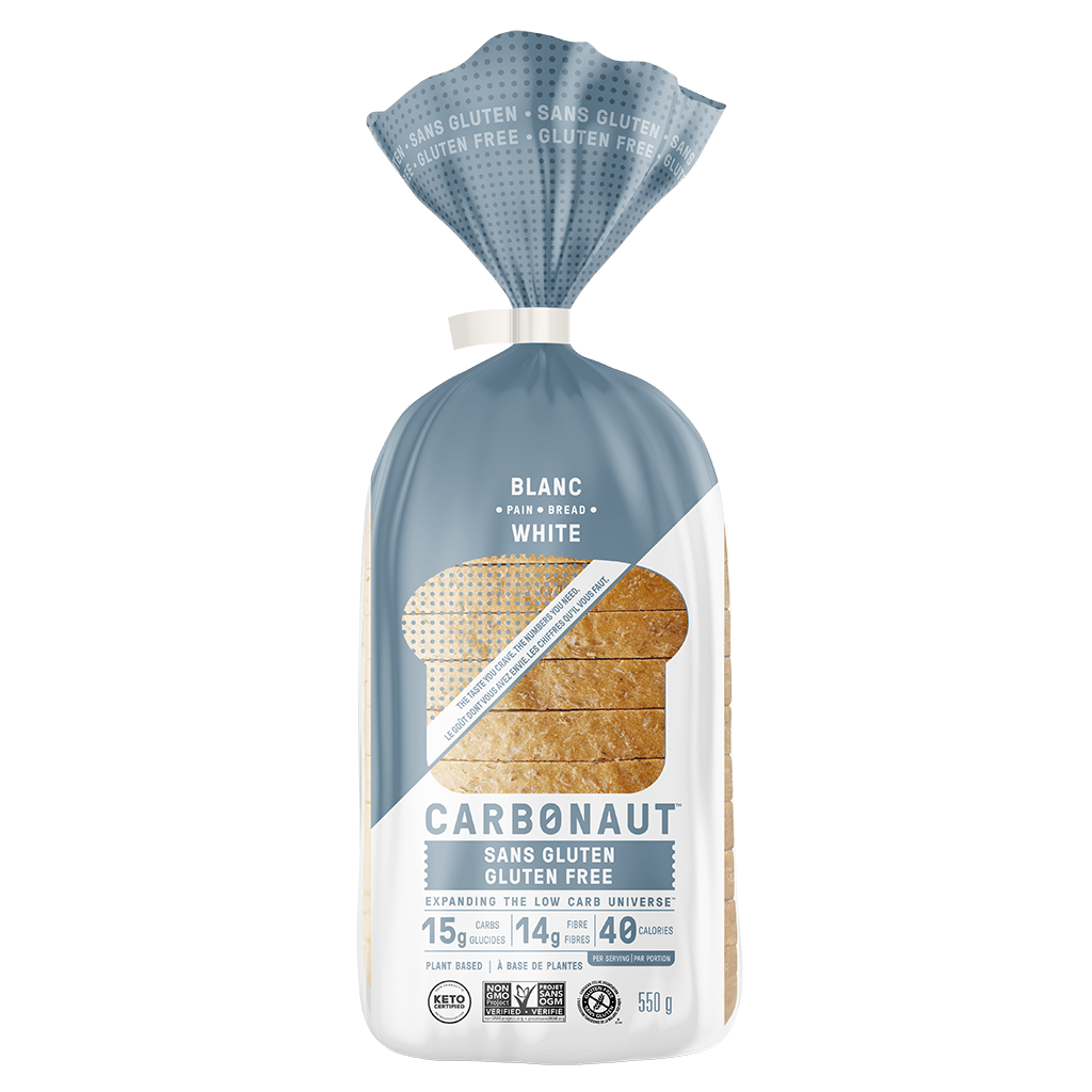 Pain Blanc Sans Gluten Faible en Glucides Carbonaut - La Boite à Grains