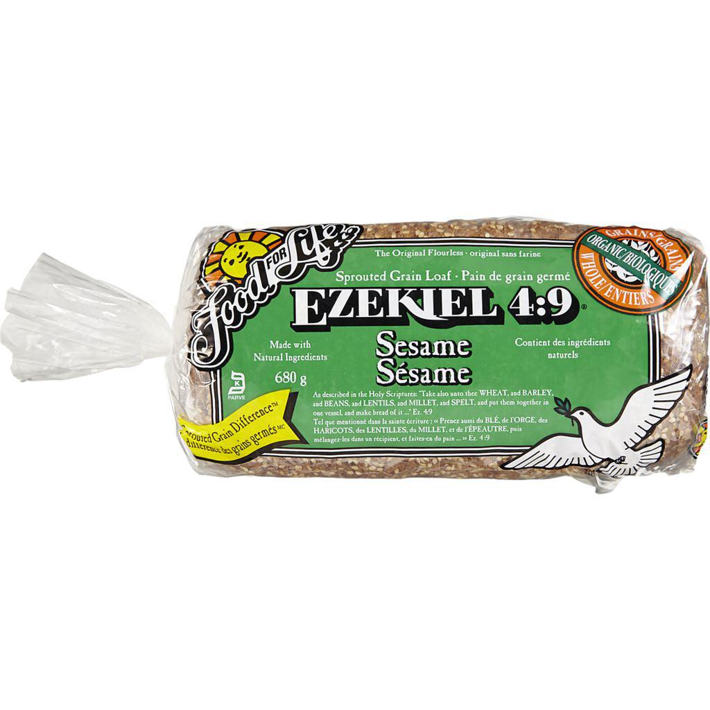 Pain Ézekiel Sésame Biologique Food For Life - La Boite à Grains