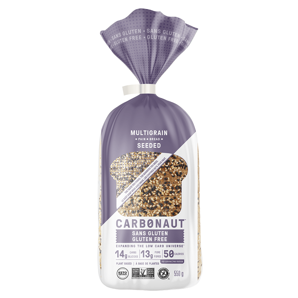 Pain Multigrain Sans Gluten Faible en Glucides Carbonaut - La Boite à Grains