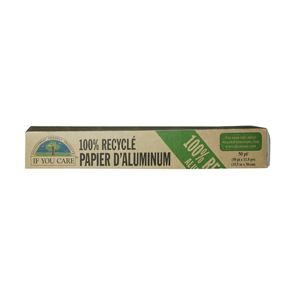 Papier d'Aluminium 100% Recyclé If You Care - La Boite à Grains