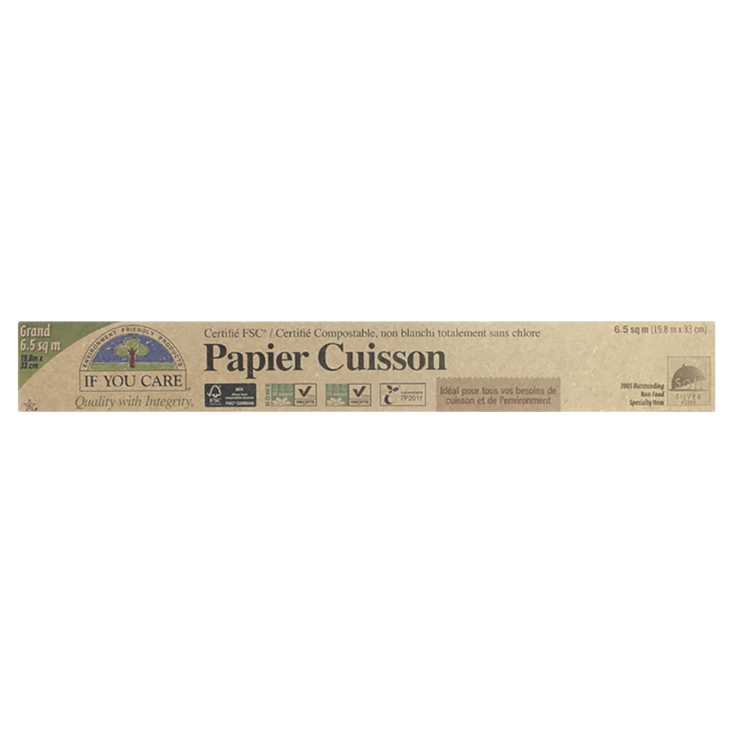 Papier de Cuisson Parchemin Non Blanchi If You Care - La Boite à Grains