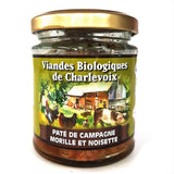 Pâté de Campagne Morille et Noisette Bio Les Viandes Biologiques de Charlevoix - La Boite à Grains