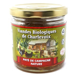 Pâté de Campagne Nature Bio Les Viandes Biologiques de Charlevoix - La Boite à Grains